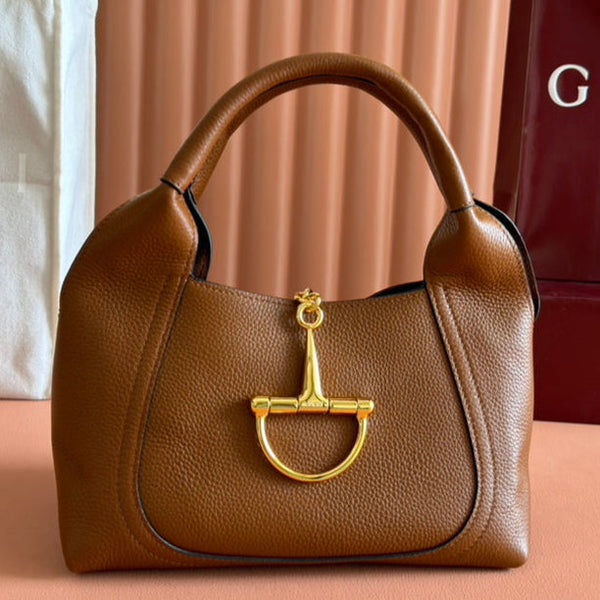 Gucci Solfbit 27.5 Bag Brown Calfskin 244325