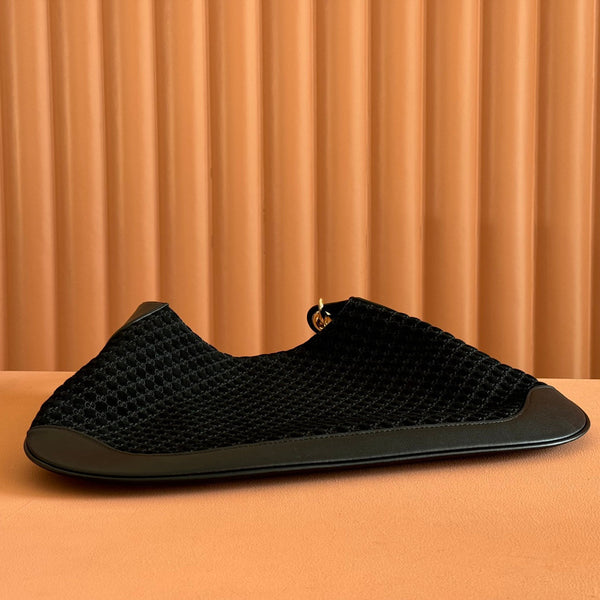 Gucci Body Double Lock Handbag Black Velvet Embossed Leather 248133