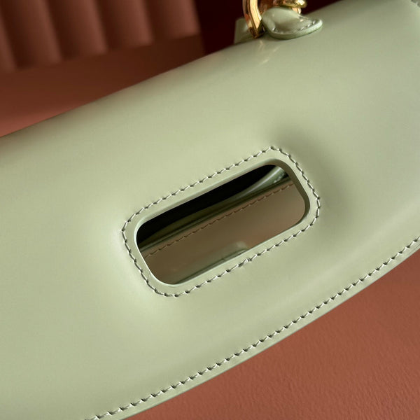 Gucci Bamboo Diva Bag Mint Green Leather 255199