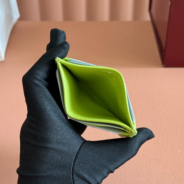 Gucci Marmont Card Wallet Lime Green Calfskin 254956