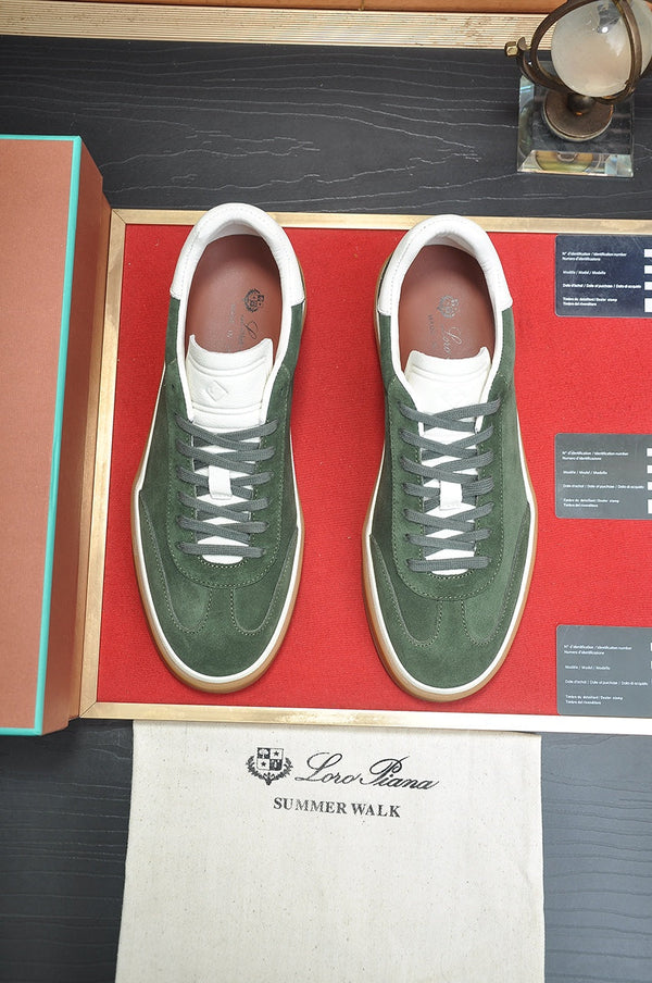 LP TENNIS WALK SNEAKERS HUNTER GREEN CASHMERE