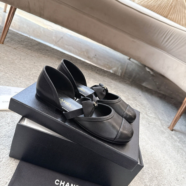 CC 25b Mary Jane autunno-inverno 15mm in pelle di vitello e montone nera 415775