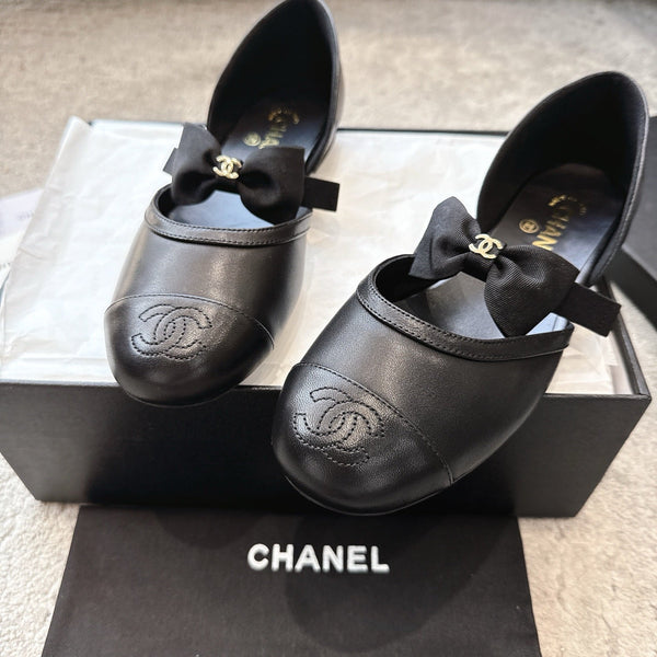 CC 25b Mary Jane autunno-inverno 15mm in pelle di vitello e montone nera 415775