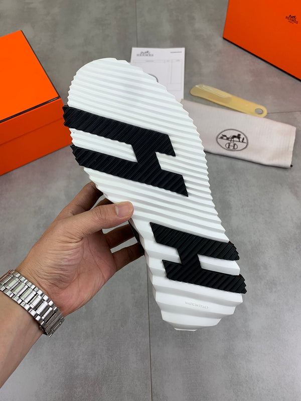 HM INCREASE SNEAKER NAVY CALFSKIN