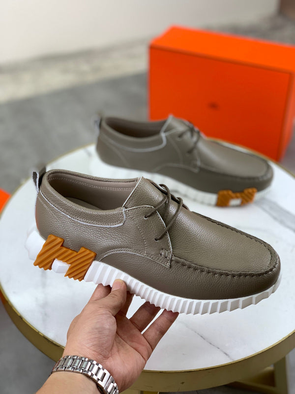 HM INCREASE SNEAKER TAN CALFSKIN