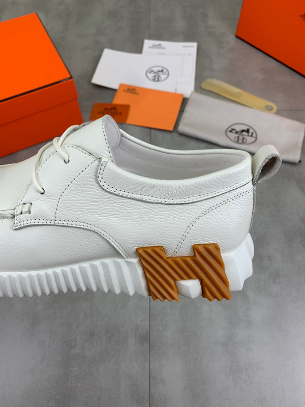 HM INCREASE SNEAKER WHITE CALFSKIN