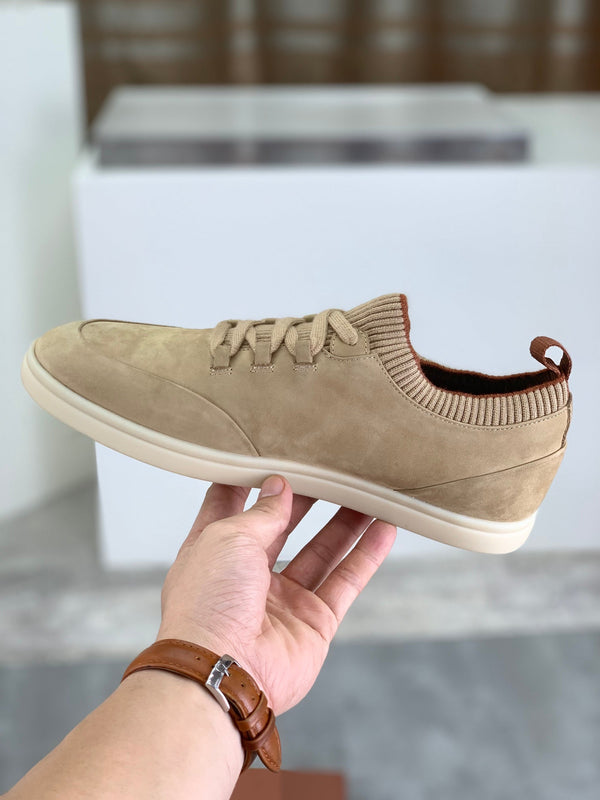 LP SOHO WALK TRAINERS IN WALNUT SUEDE