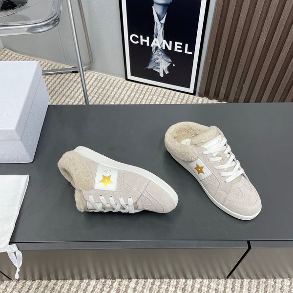 CD Star Sneaker In Light Brown Grey Suede 996000