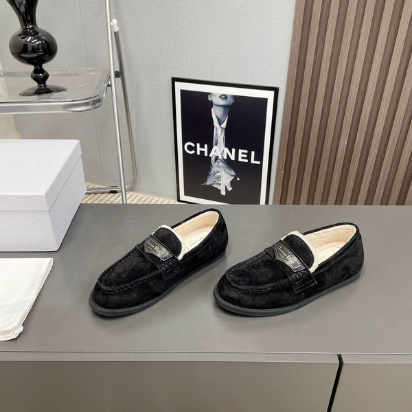 CD Loafer In Black Suede 996005