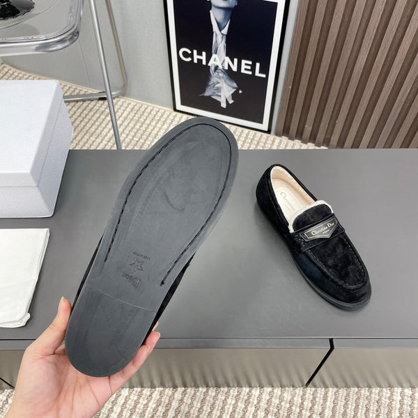 CD Loafer In Black Suede 996005