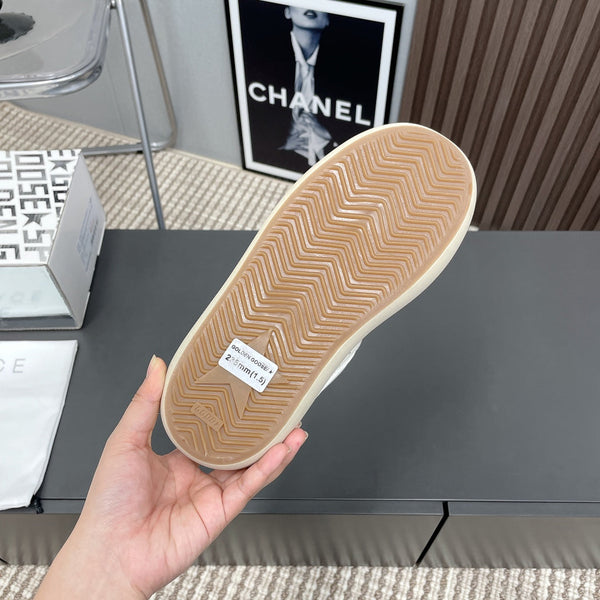 SPACE-STAR CUBE SNEAKERS IN WHITE LEATHER WITH PERFORATED STAR