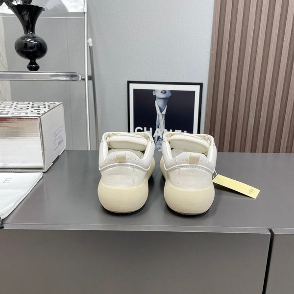 SPACE-STAR CUBE SNEAKERS IN WHITE LEATHER WITH PERFORATED STAR