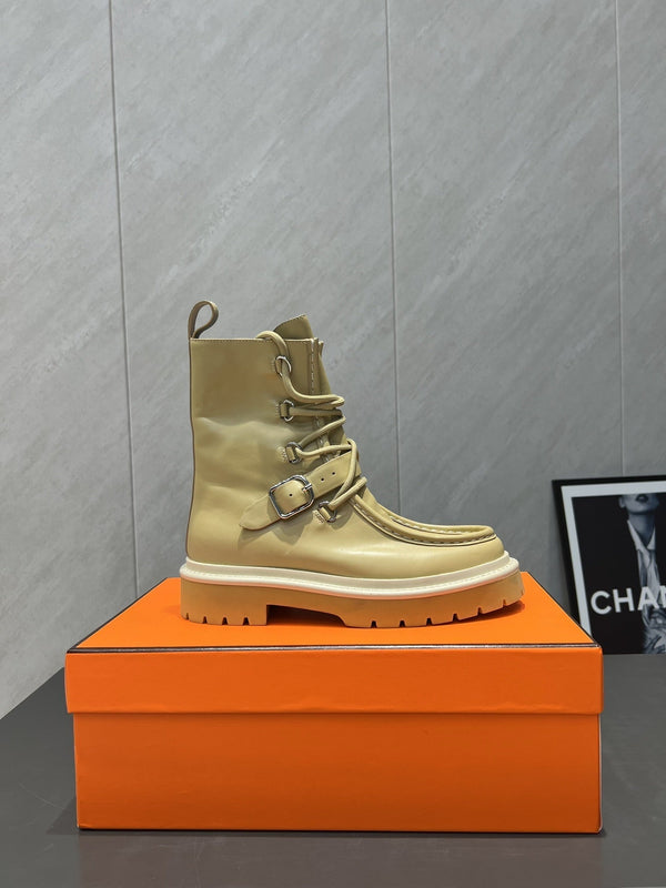 Stivali HM 25s Tobacco 30mm Pelle bovina giallo-beige 442555