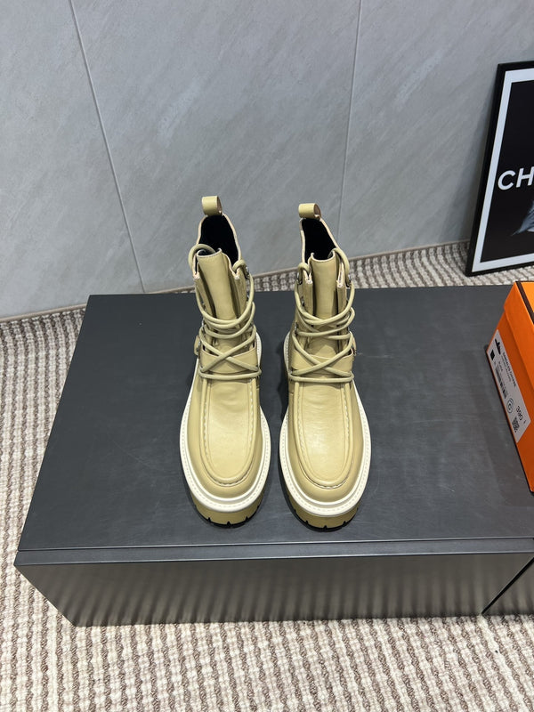 Stivali HM 25s Tobacco 30mm Pelle bovina giallo-beige 442555