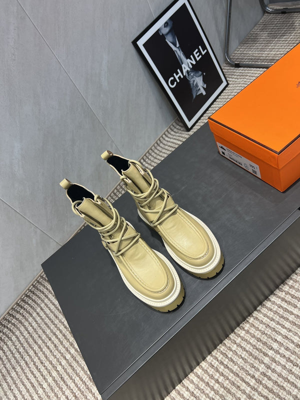 Stivali HM 25s Tobacco 30mm Pelle bovina giallo-beige 442555