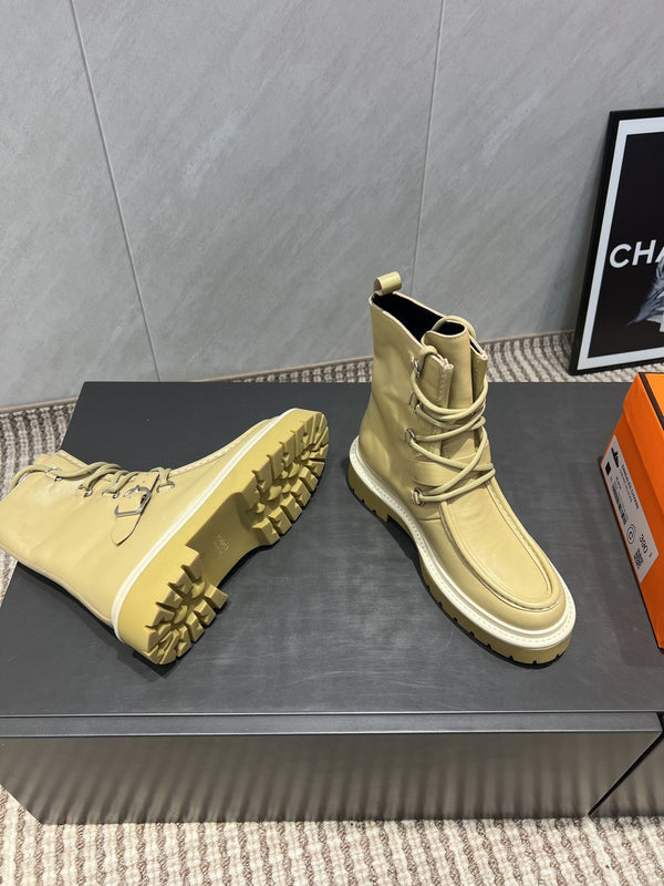 Stivali HM 25s Tobacco 30mm Pelle bovina giallo-beige 442555