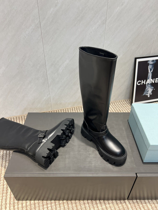 Prada 25 Boot Black Cowhide 501667