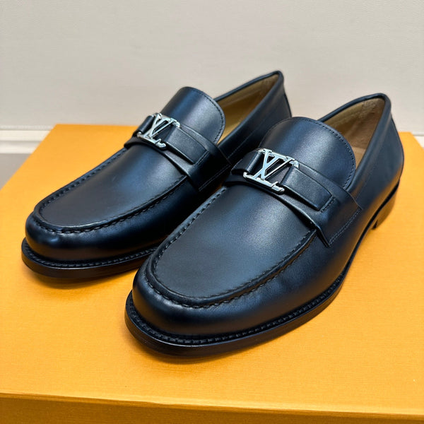 LV MAJOR LOAFER IN BLACK PLAIN CALFSKIN
