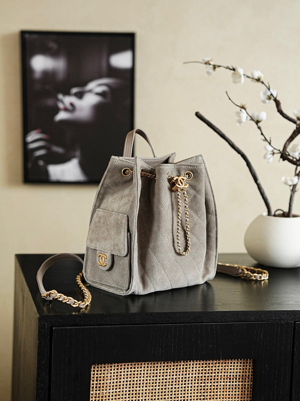 CC 2025 Backpack Matte Grey Suede 299657