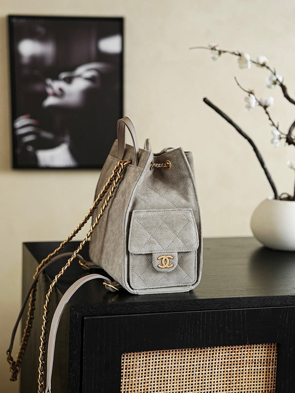 CC 2025 Backpack Matte Grey Suede 299657