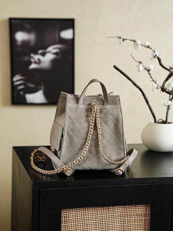 CC 2025 Backpack Matte Grey Suede 299657