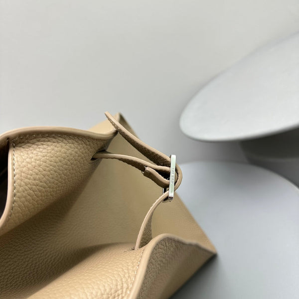 The Row Margaux 17 Beige Calfskin