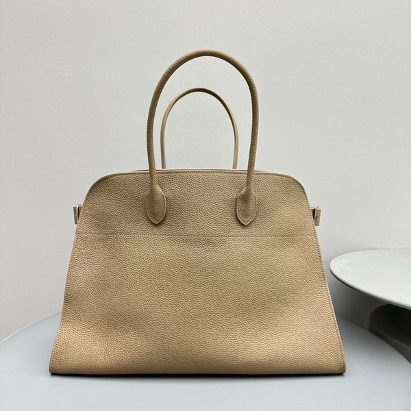 The Row Margaux 17 Beige Calfskin