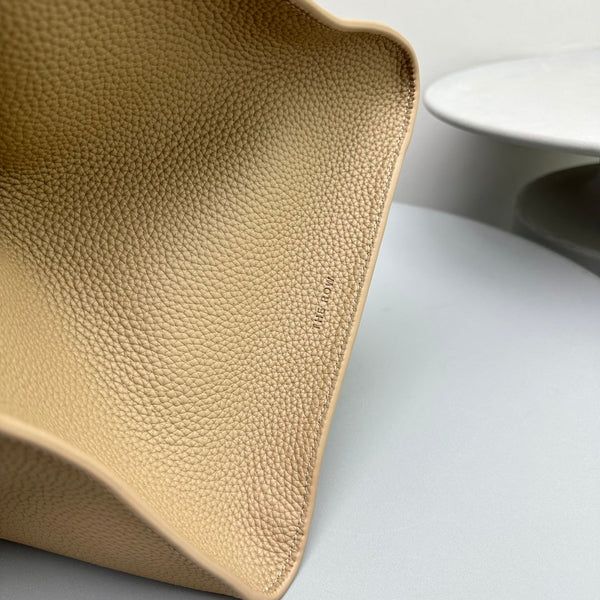 The Row Margaux 17 Beige Calfskin