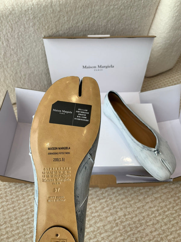 SL TABI BALLERINA FLAT PASTELLO PELLE DI AGNELLO