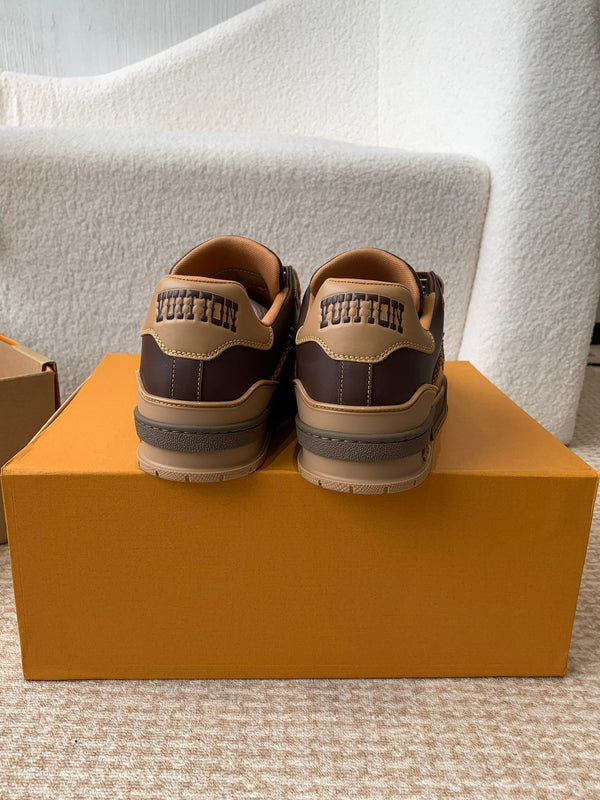 LV Trainer Sneaker Dark Brown Cowhide