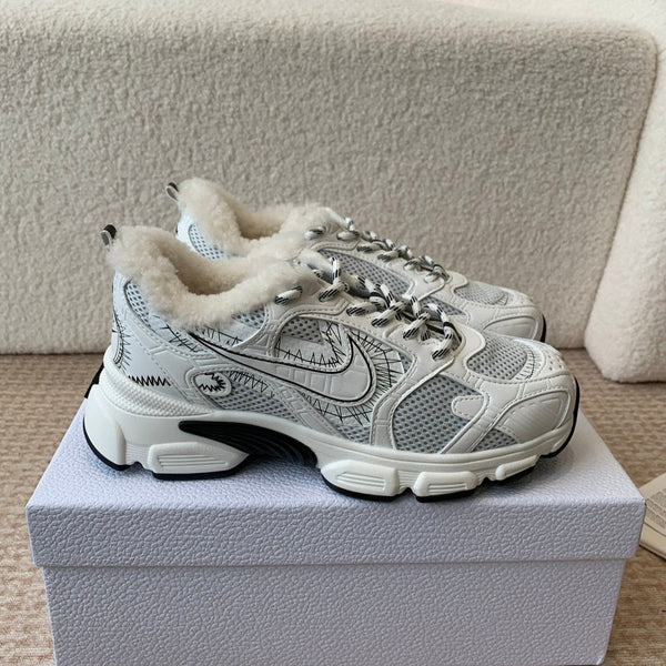 CD Chrono Sneaker In White Mesh Fabric 998710