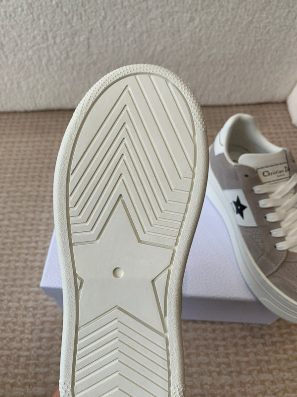 CD Star Platform Sneaker In Light Brown Grey Suede 998720