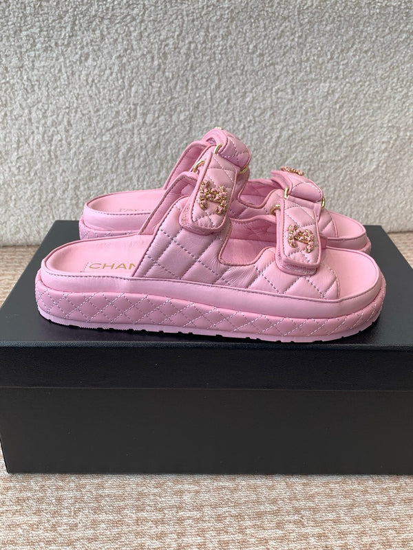 SANDALO DAD IN PELLE DI VITELLO ROSA PALLIDO