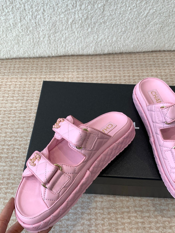 SANDALO DAD IN PELLE DI VITELLO ROSA PALLIDO