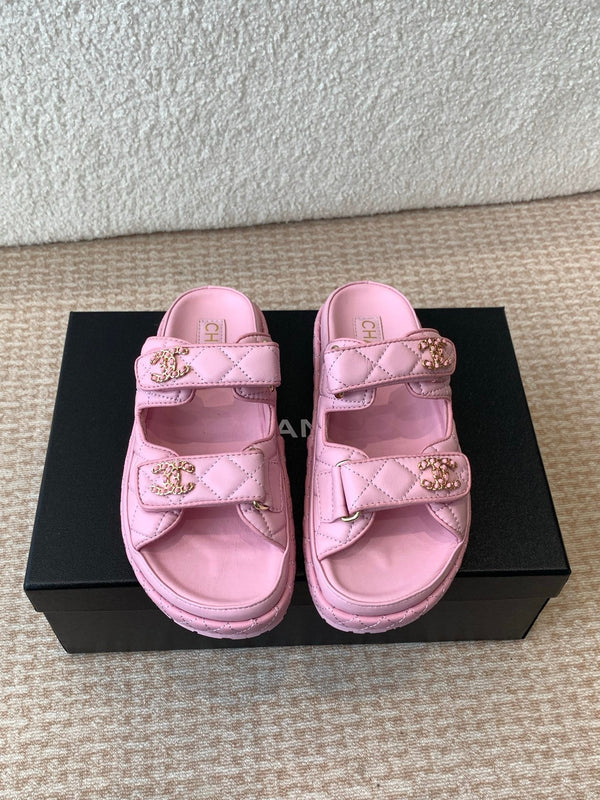 SANDALO DAD IN PELLE DI VITELLO ROSA PALLIDO