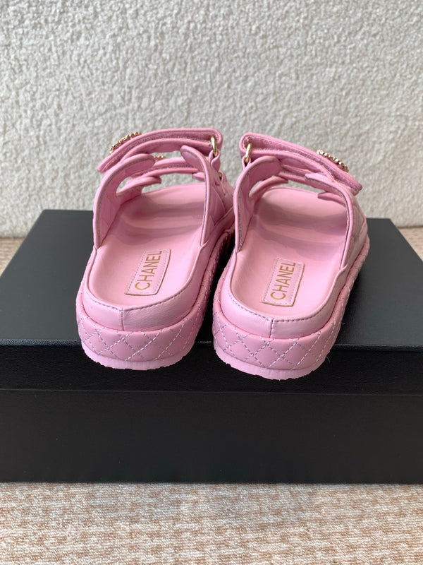 SANDALO DAD IN PELLE DI VITELLO ROSA PALLIDO