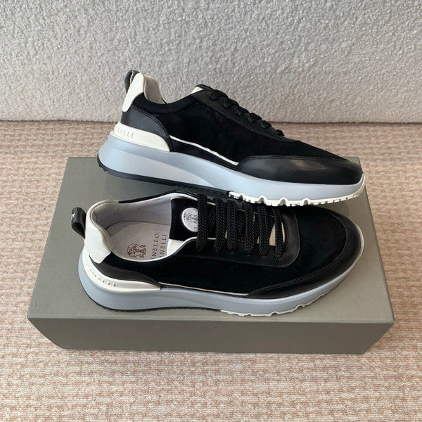 CL 25C Brunello Cucinelli Black Sneaker Suede 298884