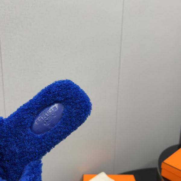 Sandalo HM Oran in lana blu scuro 952304