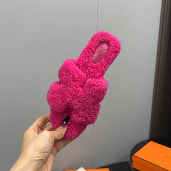 Sandalo HM Oran in lana rosa intenso 952310