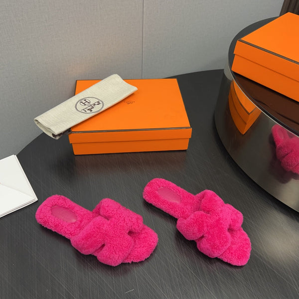 HM Oran Sandal Deep Pink Wool 952310