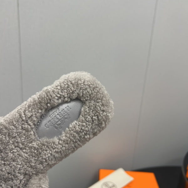 HM Oran Sandal Grey Wool  952314