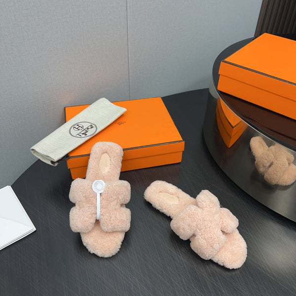 HM Oran Sandal Beige Wool 952342