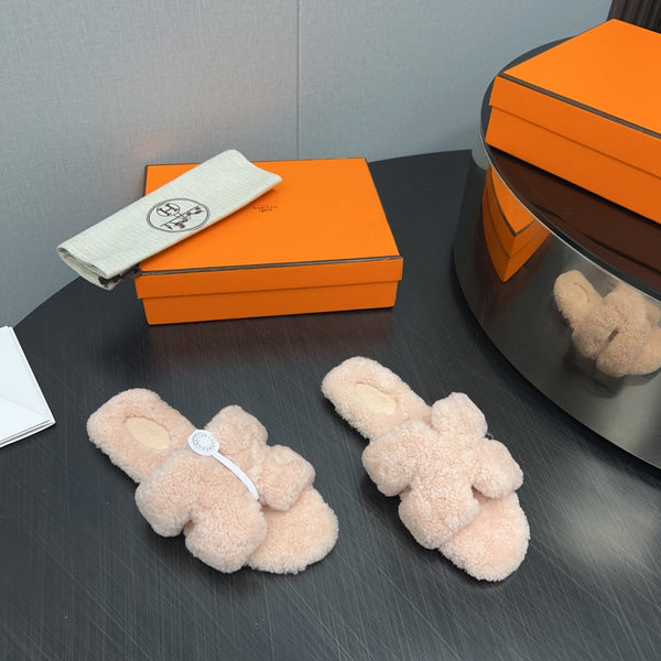 HM Oran Sandal Beige Wool 952342