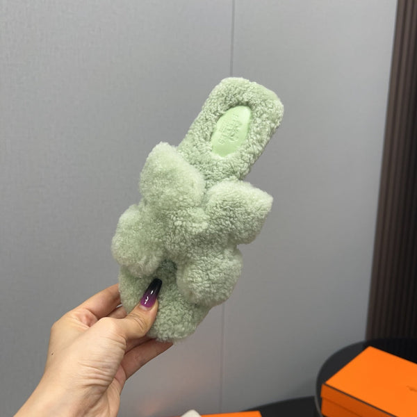 HM Oran Sandal Light Olive  Wool  952320