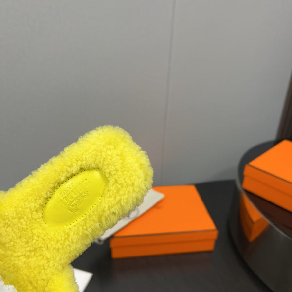 HM Oran Sandal Yellow Wool 952336