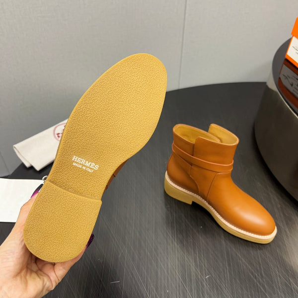 HM History Ankle Boot 30mm Brown Cowhide 952481