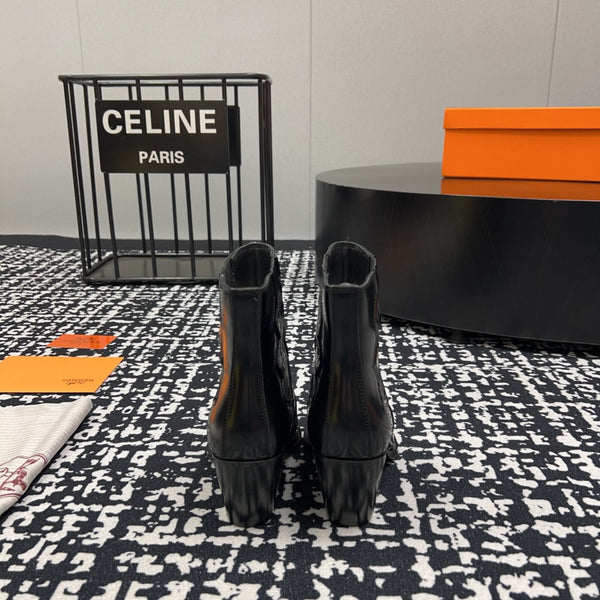 HM Vegas Ankle Boot 75mm Black Cowhide  952370