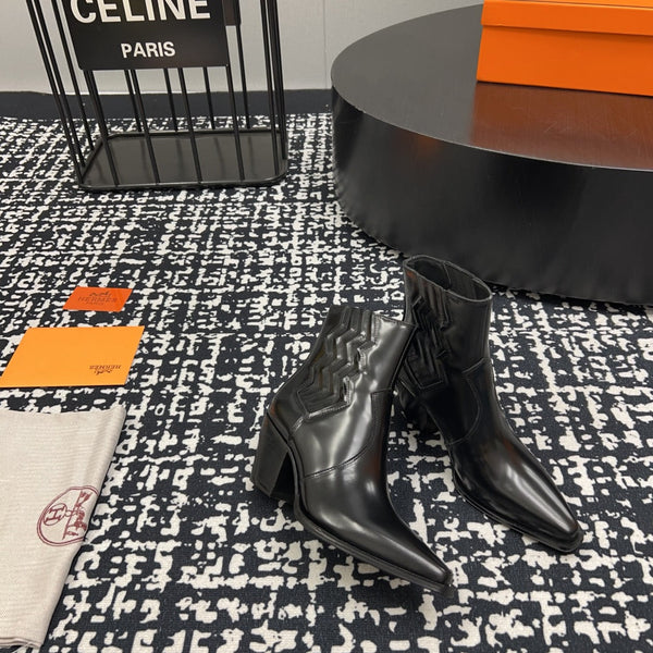 HM Vegas Ankle Boot 75mm Black Cowhide  952370