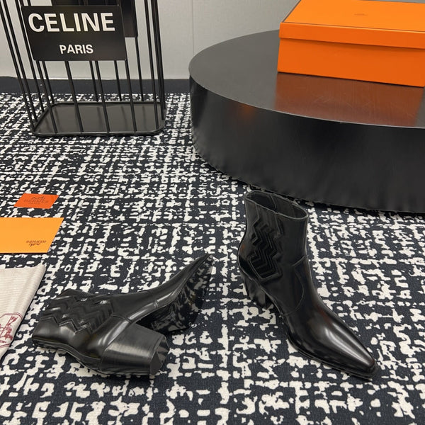 HM Vegas Ankle Boot 75mm Black Cowhide  952370