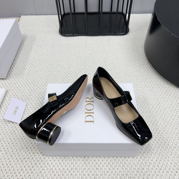 Miss Dior Pump 45mm In Black Glossy Lambskin 995135